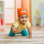 Baby Crawling on Carpet